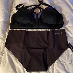 Workout bra and matching underwear